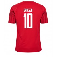 Maglie da calcio Danimarca Christian Eriksen #10 Prima Maglia Mondiali 2022 Manica Corta